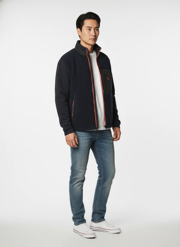 Woolrich uomo giubbino blu - giubbino,