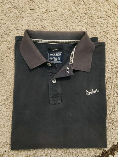 Woolrich polo uomo nera - m,